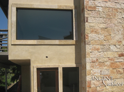 Kronos Limestone cladding used on a stair case and back wall